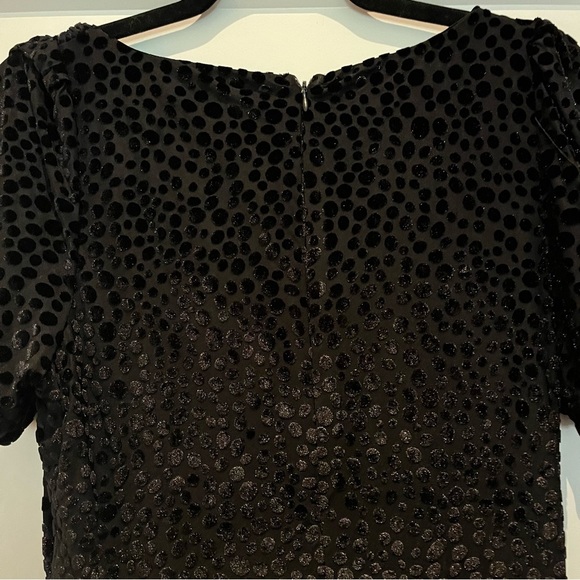 Vintage 90s y2k DKNY velvet polkadot dress - Picture 6 of 9